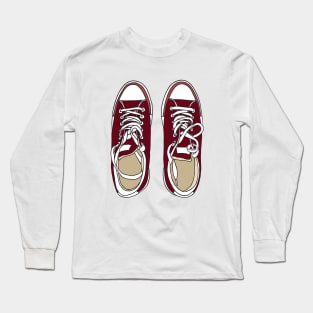 Red sneakers Long Sleeve T-Shirt